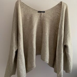 Beige Brandy Melville cardigan